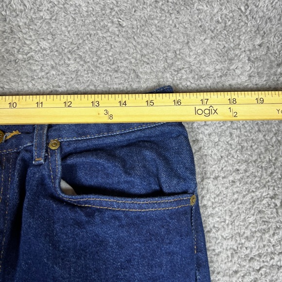 Vintage Lee Riders Bootcut Jeans Mens 32x33 Indigo Blue NEW Regular Fit Made USA - Picture 7 of 11